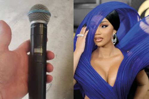 Vendedor del micrófono que le lanzó Cardi B a una fanática donará las ganancias de la subasta a una organización benéfica