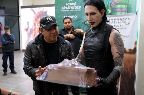 Marilyn Manson hace historia en San Luis Potosí durante la Fenapo 2025