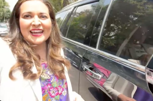 Senadora de Morena encara a Alessandra Rojo de la Vega en pleno tránsito; así ocurrió