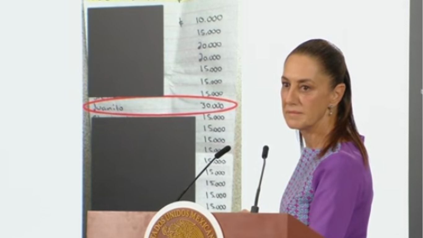 Sheinbaum presenta las "pruebas" de acusaciones a políticos mexicanos
