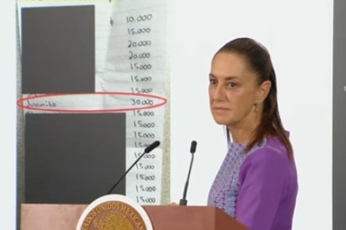Sheinbaum exhibe en vivo las “pruebas” de EE.UU.: cuestiona acusaciones contra funcionarios por nexos con Los Chapitos