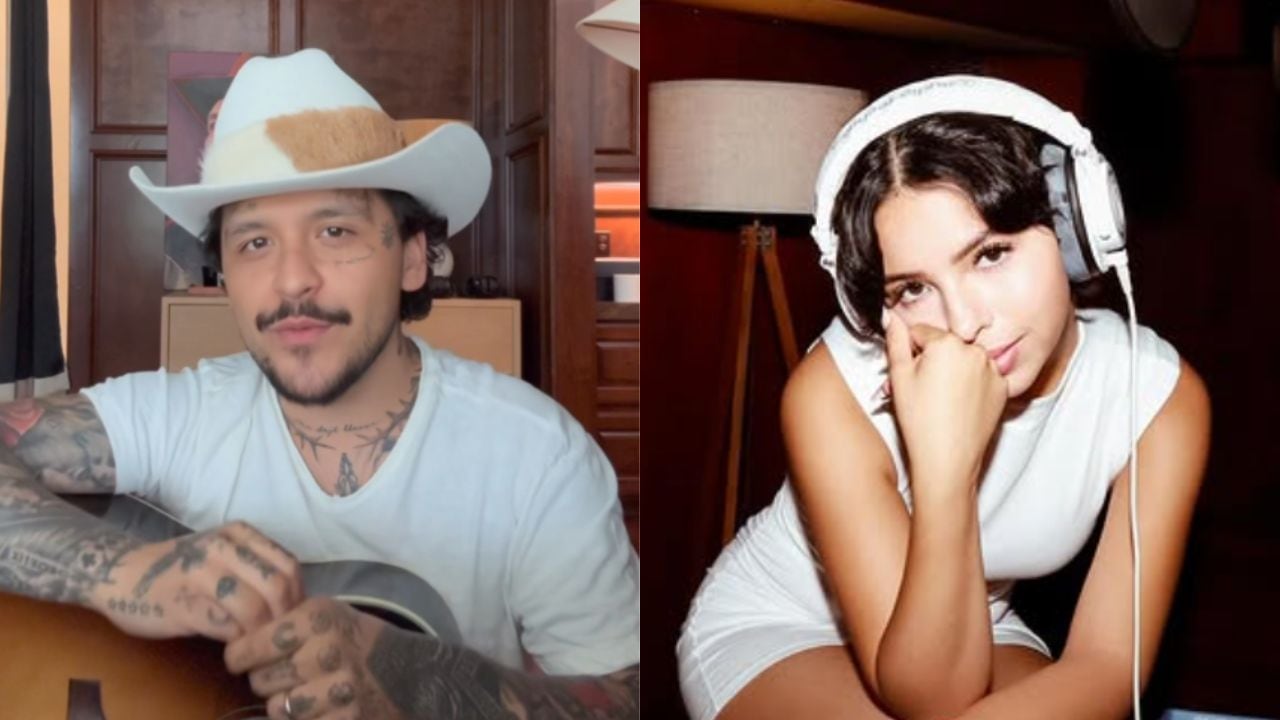 Christian Nodal y Ángela Aguilar