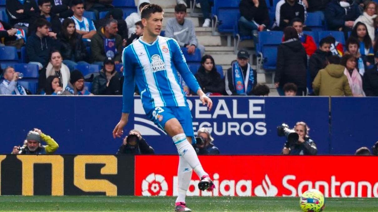 César Montes llegó al Espanyol en el mercado de invierno.