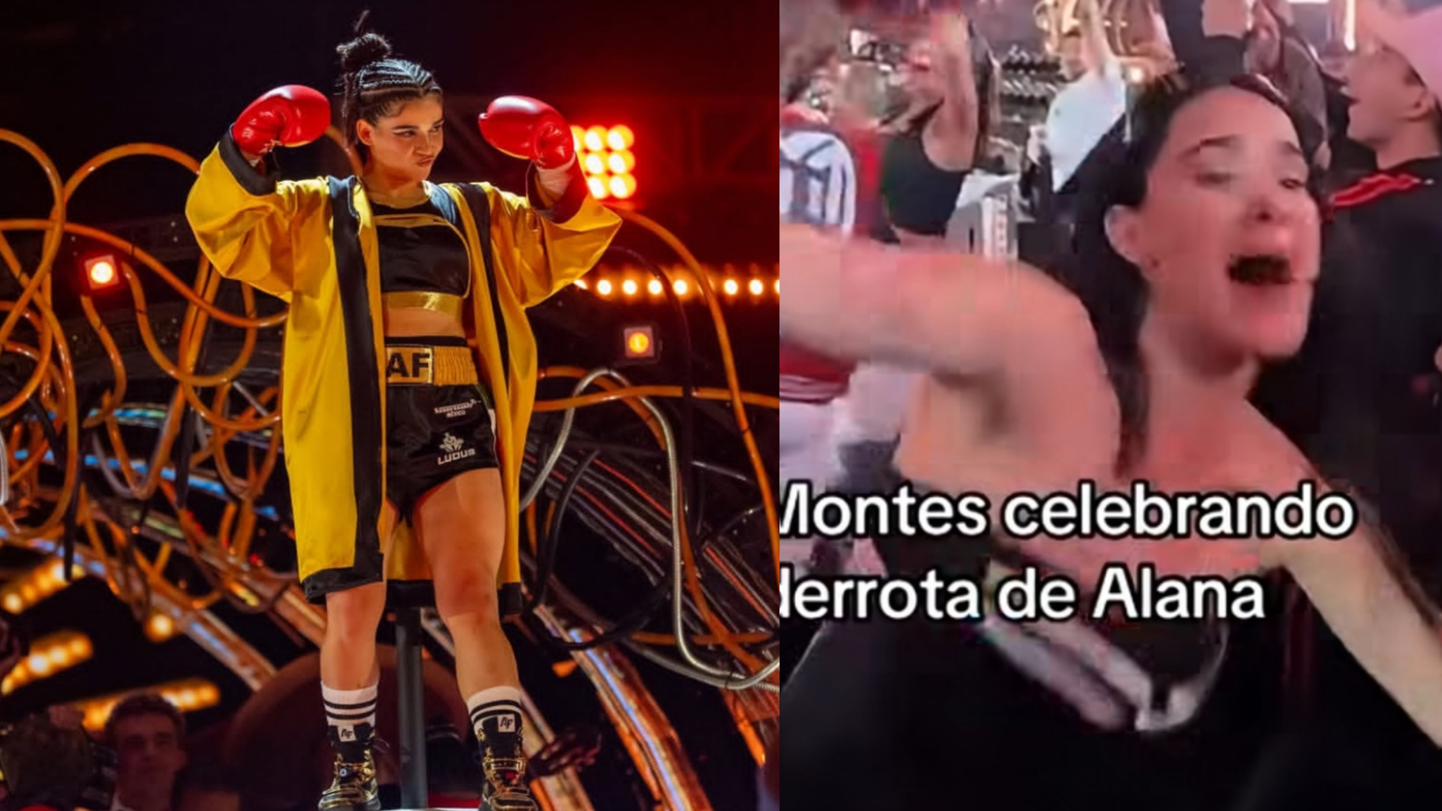 Gala Montes celebró derrota de Alana.