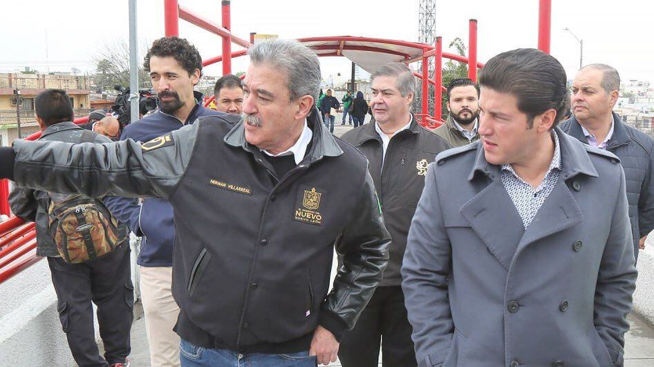 García encabezó la supervisión de la obra, acompañado de funcionarios de Movilidad.