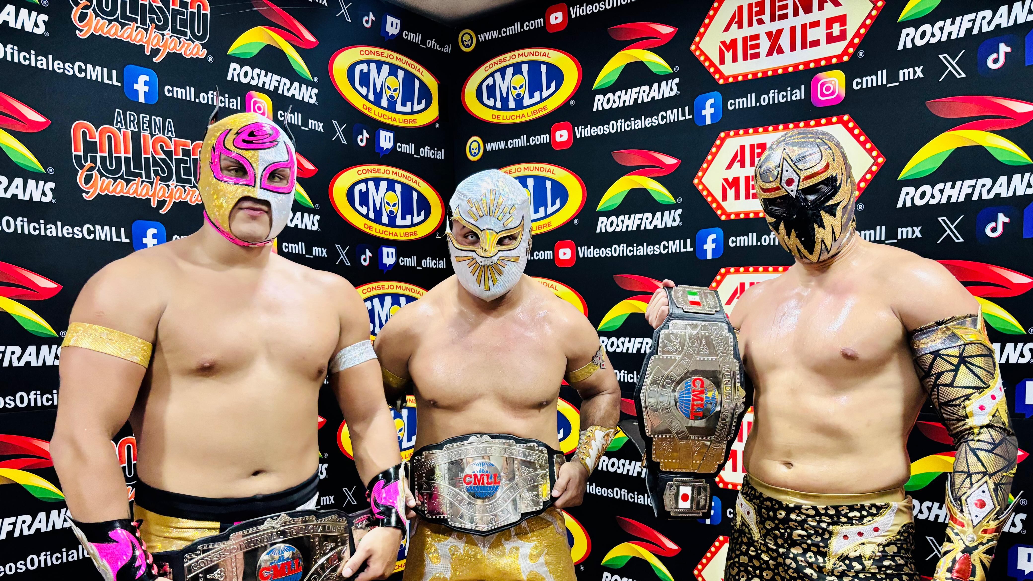 CMLL nuevos campeones de tríos