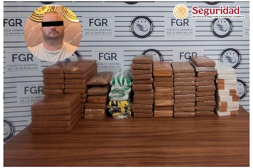 Detienen a hombre con 88 kilos de fentanilo ocultos en tractocamión en Sonora