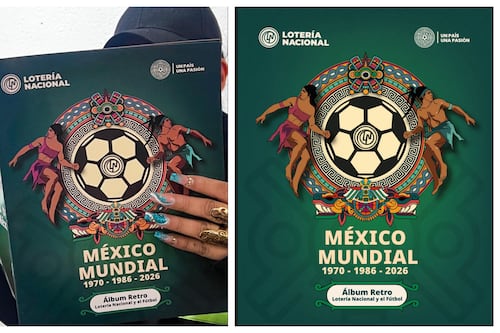Álbum Retro Lotería Nacional y el Fútbol reúne la memoria de la pasión mundialista de México