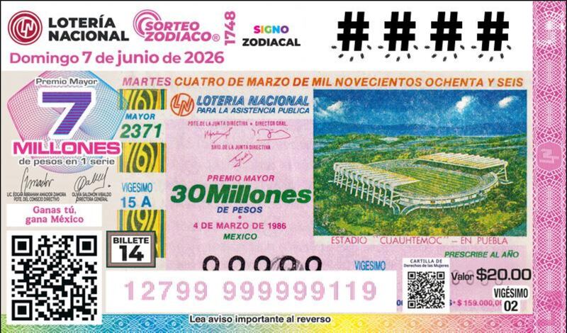 cachito de la Lotería Nacional
