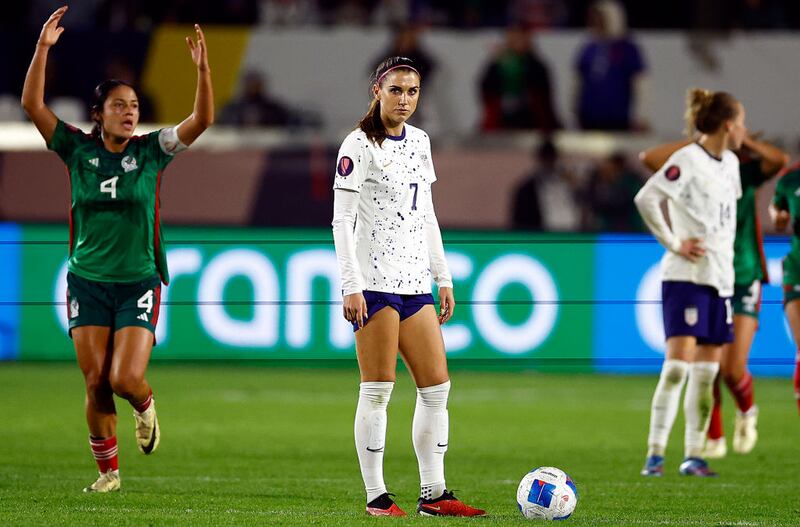 Alex Morgan destacó el triunfo de México.