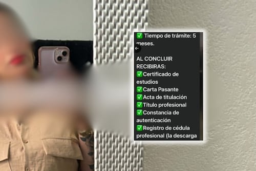 Identifican a mujer que ofrecía “tandas” para vender títulos universitarios