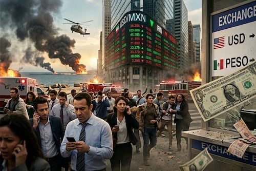Dólar sacude al peso; tensión con Irán mete miedo en mercados