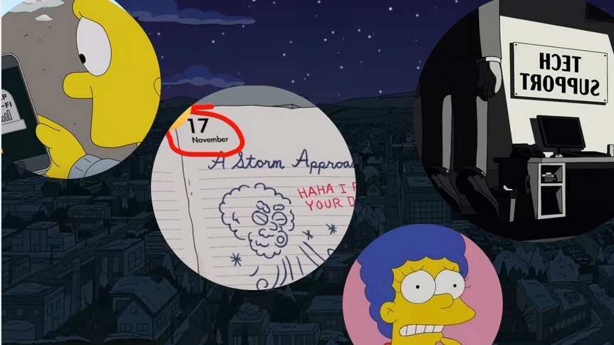 La predicción de Los Simpson para el 17 de noviembre
