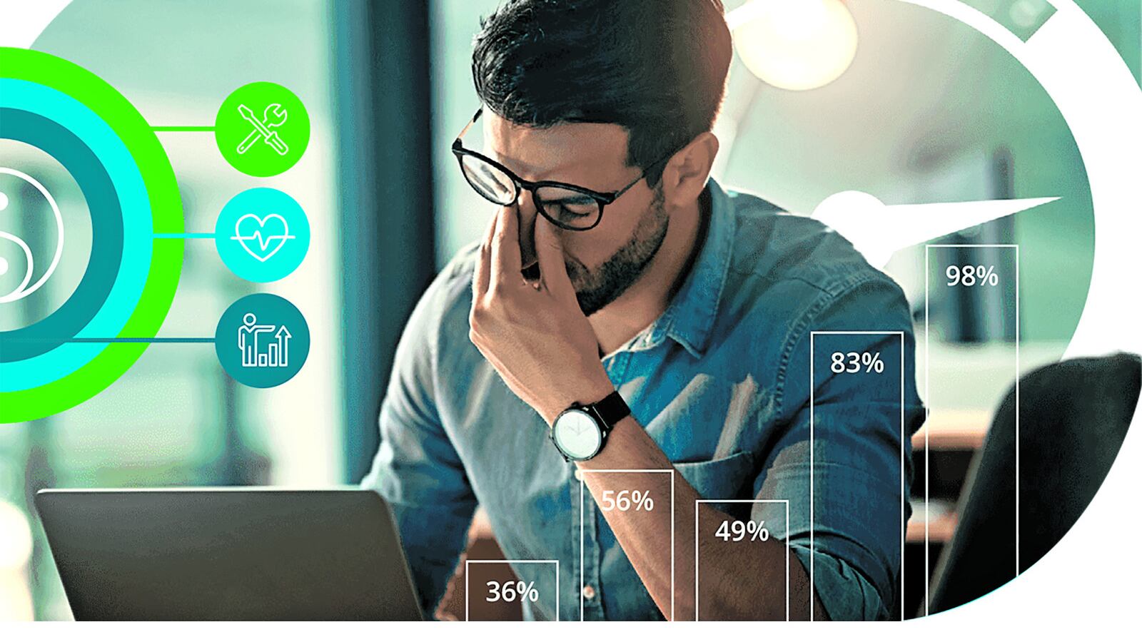 47 de cada 100 trabajadores sufre estrés cotidiano, otros 30 están agotados y las empresas pierden hasta 60% de sus utilidades.