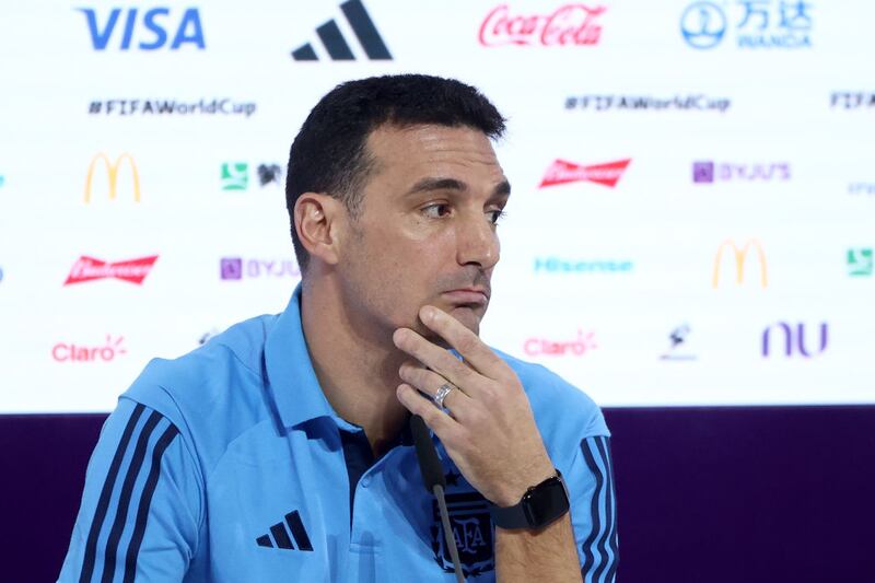 Lionel Scaloni habló en la conferencia de prensa previo al juego de semifinal contra Croacia
