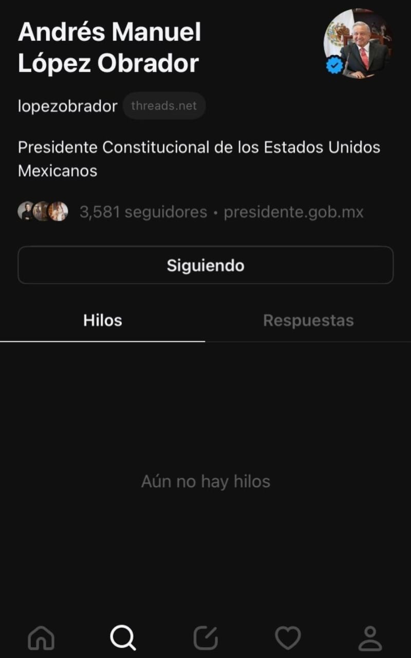AMLO y corcholatas abren sus cuentas en la nueva app Threads