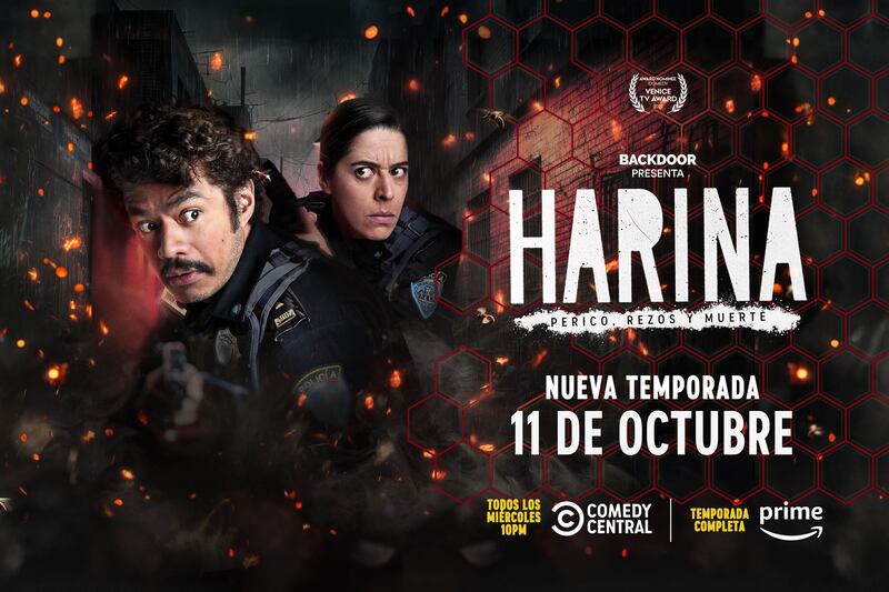 Memo Villegas y Verónica Bravo están de regreso en ‘Harina’