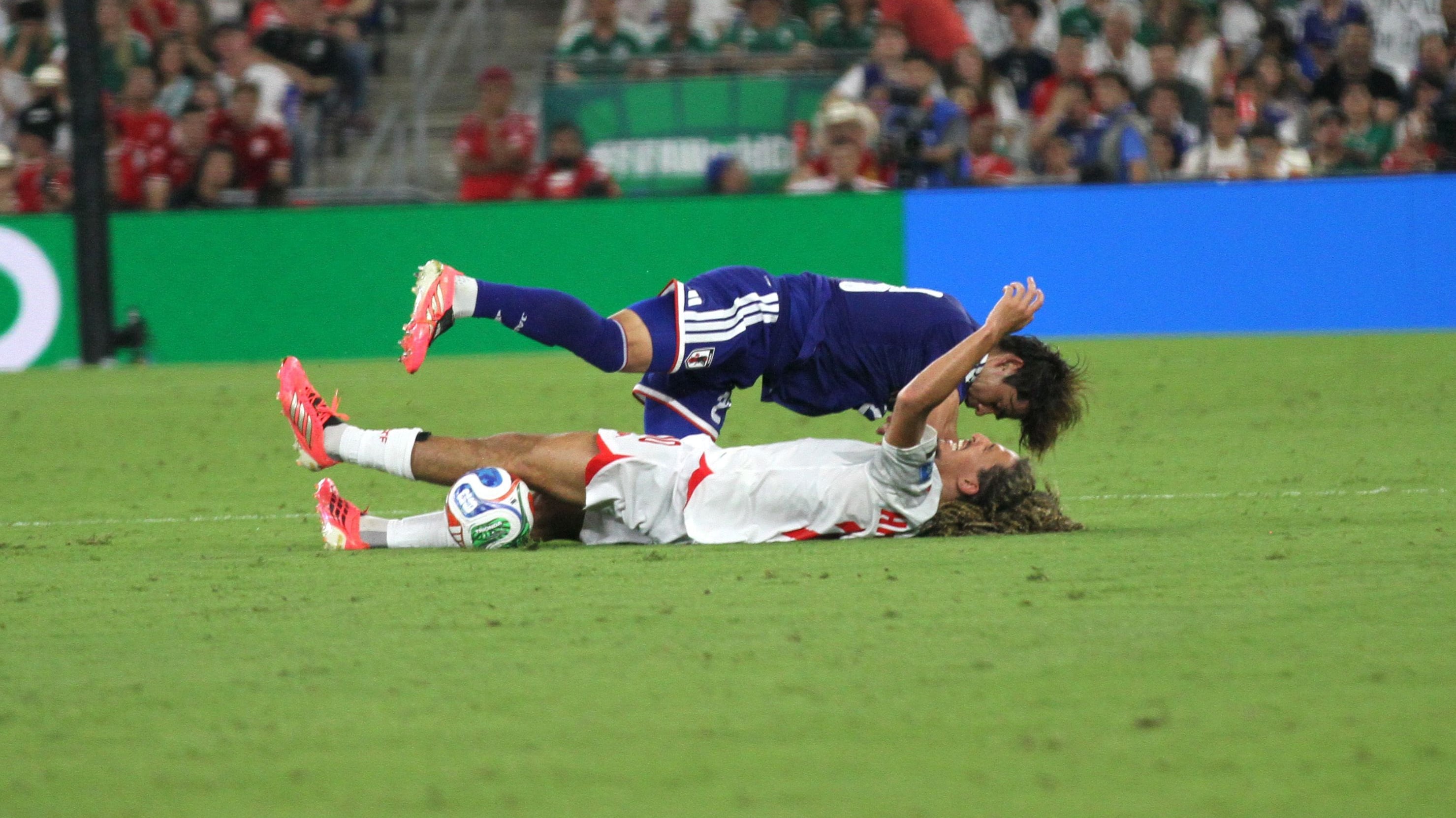 Aunque en el segundo tiempo la selección japonesa bajó el ritmo, durante todo el partido dominó a los tunecinos.