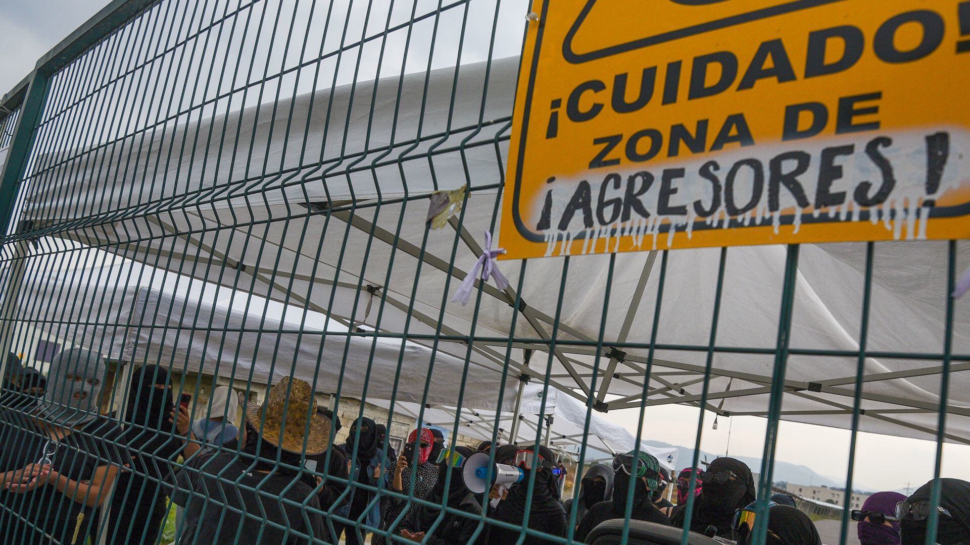 Protestas de alumnas de las 5 unidades de la Universidad Autónoma Metropolitana. FOTO: CRISANTA ESPINOSA AGUILAR /CUARTOSCURO.COM