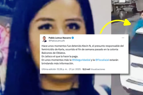 Detienen a Kelvin, presunto feminicida que disparó a Karla Bañuelos con un AR-15