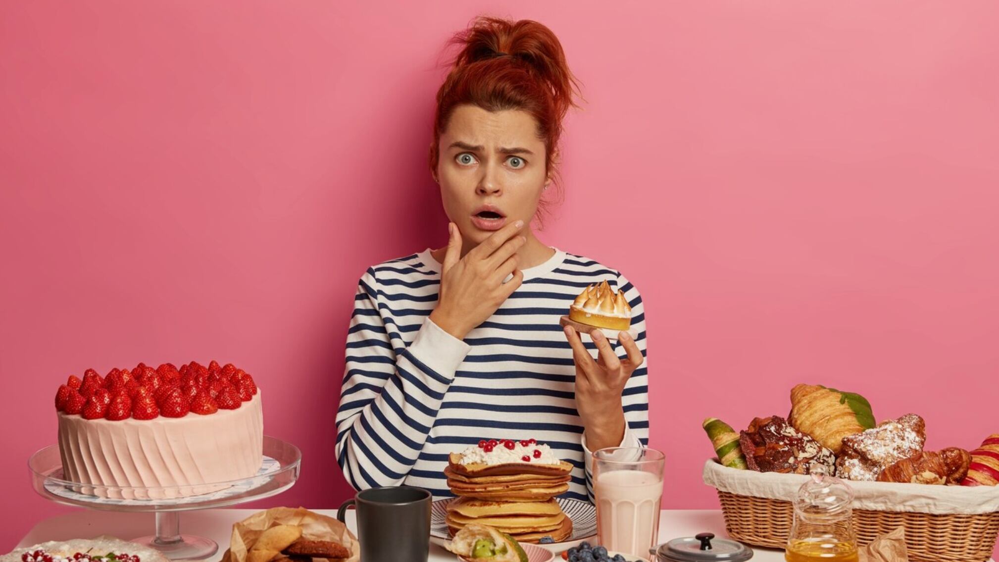 Come postres con medida