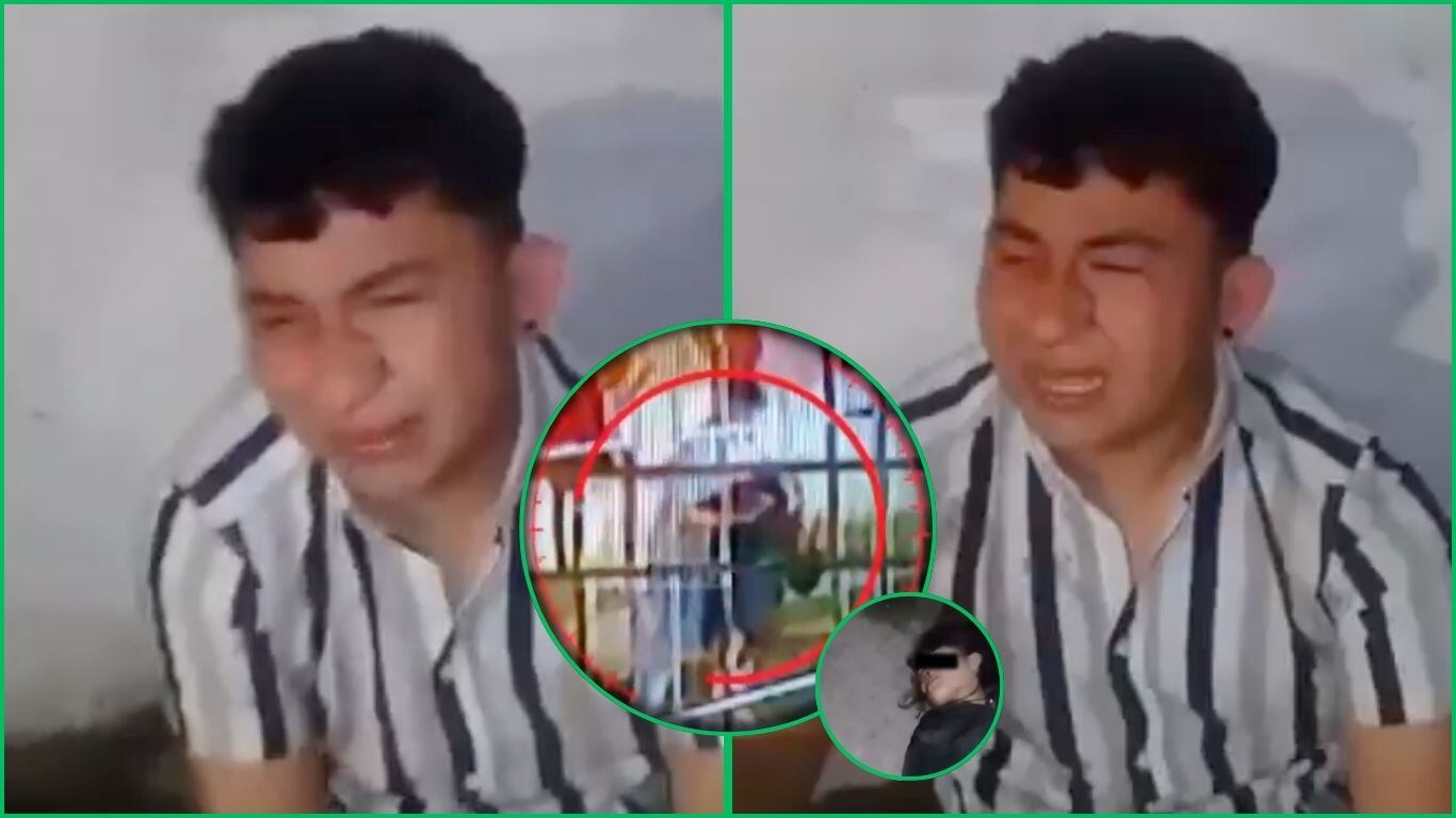 Golpea salvajemente a joven hasta dejarla inconsciente y se pone a llorar en Coyotepec