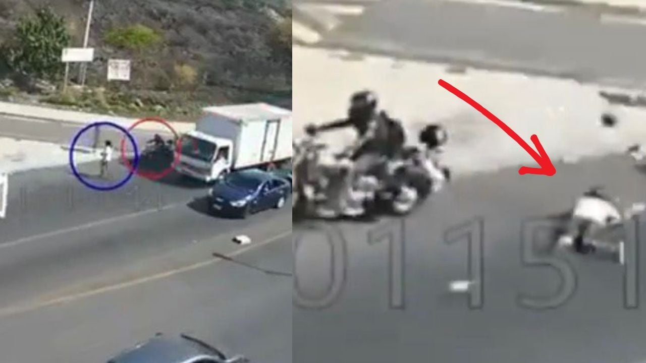 Malabarista es atropellado en Guanajuato