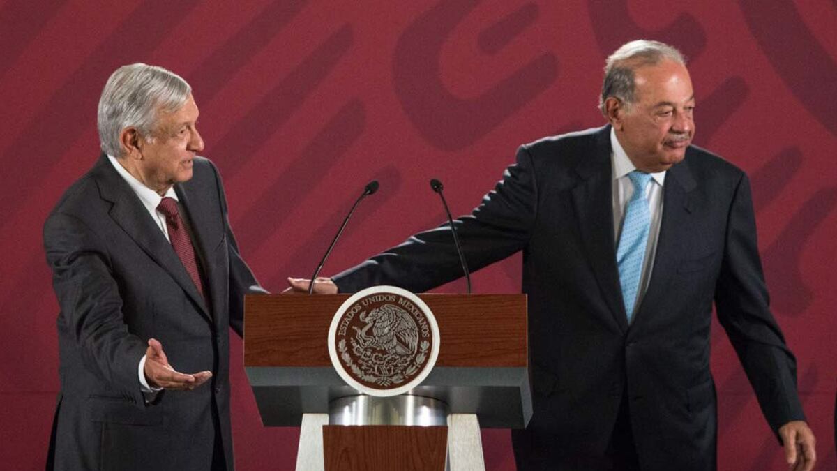 Pese a las críticas de sus opositores, la fortuna de Carlos Slim ha aumentado significativamente, aseguró AMLO.