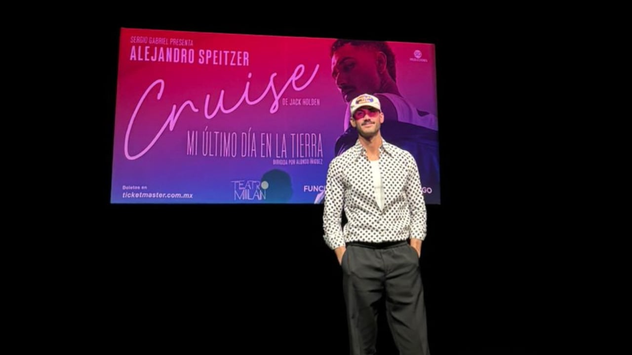 Alejandro Speitzer regresa al teatro con ‘Cruise’