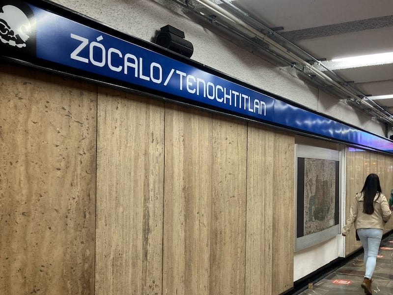 No se sabe la fecha en la que volverá a abrir la estación Zócalo del Metro de la CDMX.