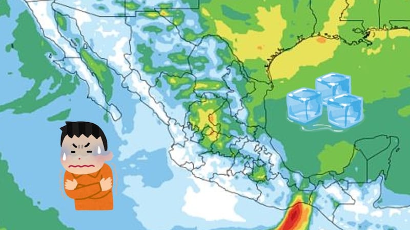 Frente frío 21 azota México: temperaturas de hasta -10 grados, lluvias intensas y vientos peligrosos