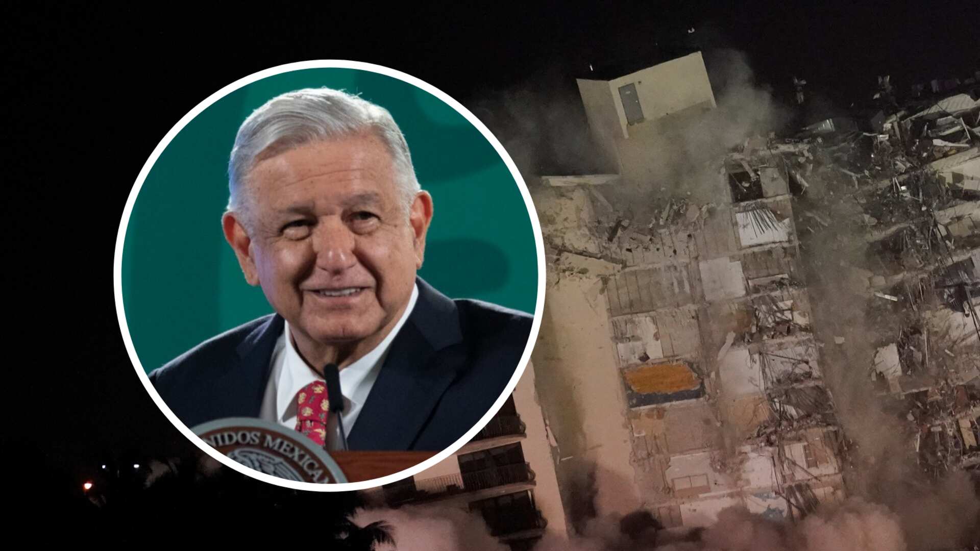 El presidente Andrés Manuel López Obrador explicó qué hubiera pasado si el accidente de Miami se diera en nuestro país