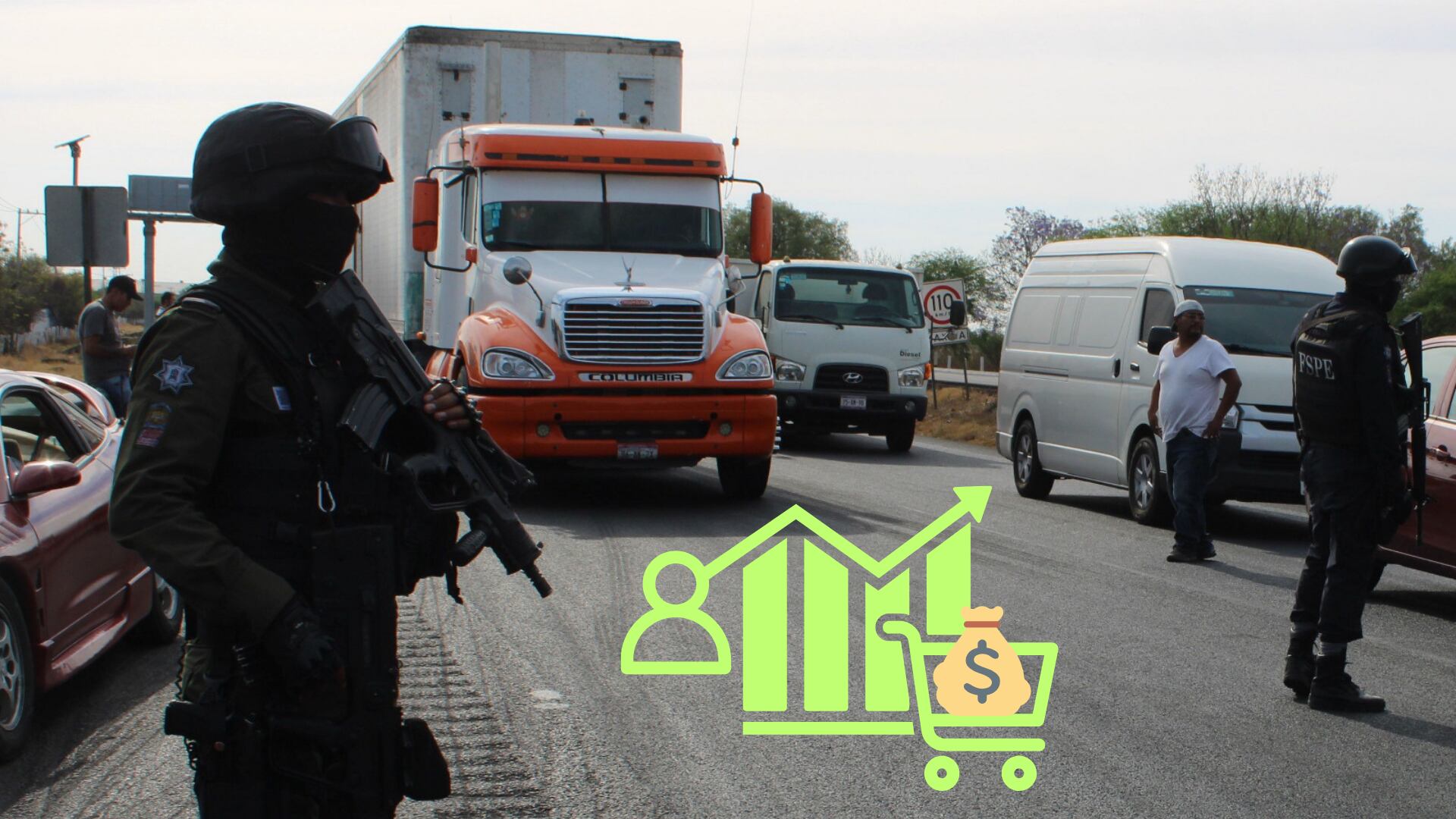 Miércoles y jueves, de 18:00 a 06:00 horas son los días y horarios preferidos por la delincuencia para robar camiones cargados de alimentos, abarrotes, vinos y licores.