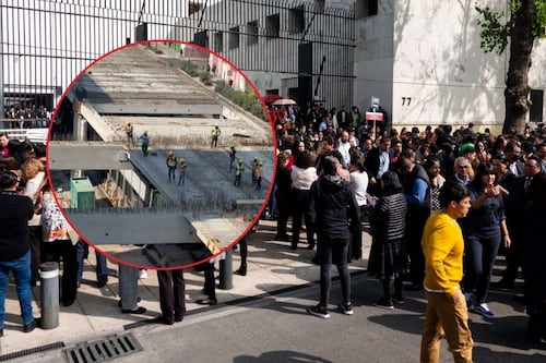 VIDEO: Captan los momentos exactos del sismo en la CDMX; así salieron las personas de los edificios