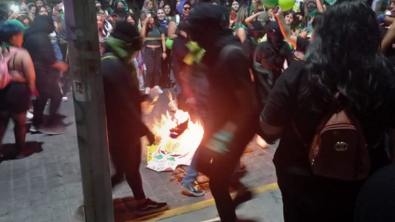 La marcha por la legalización del aborto