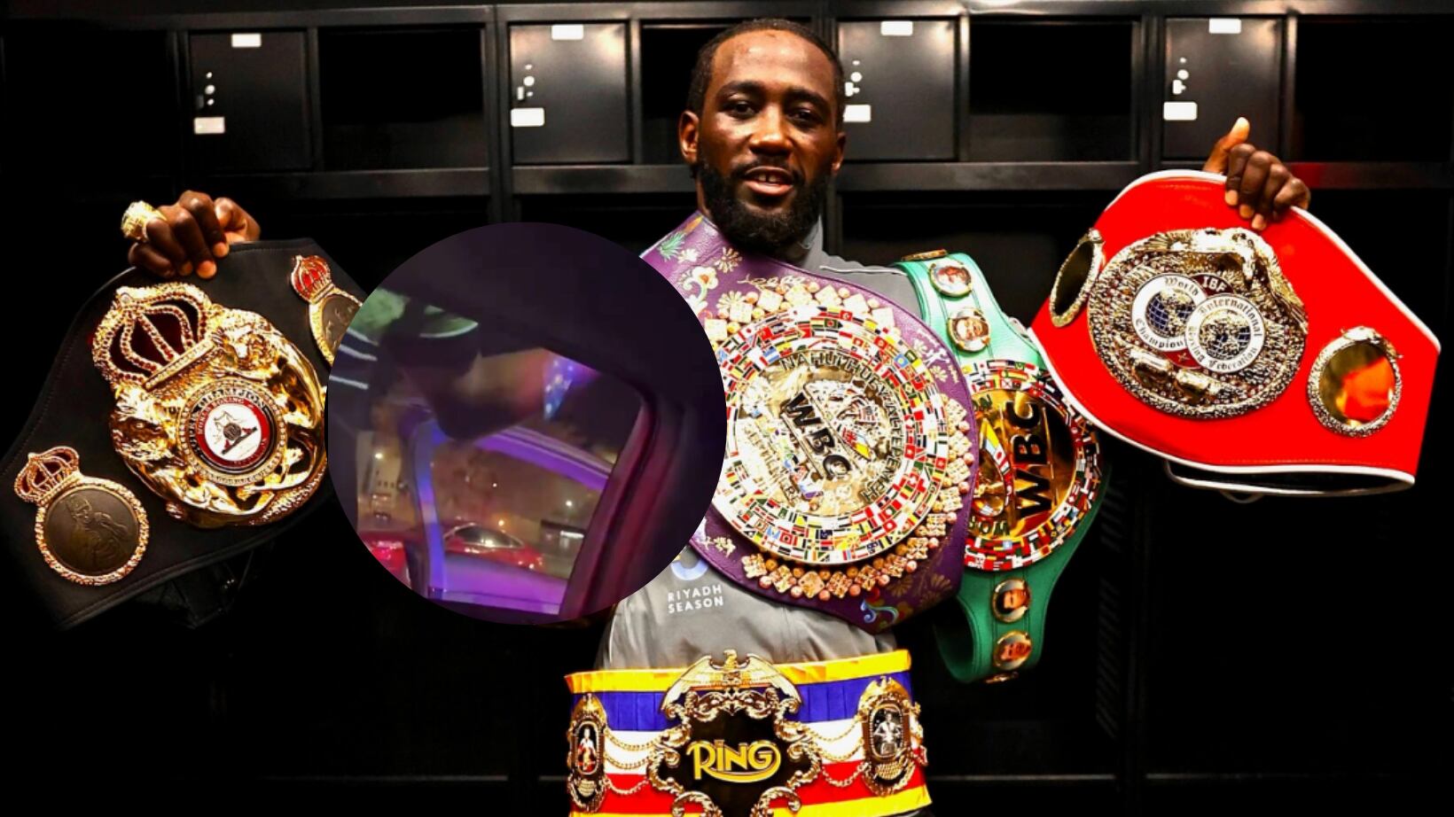 Terence Crawford fue detenido en su ciudad natal.