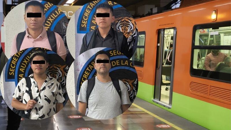 Metro CDMX: detienen a 4 hombres por realizar actos sexuales en Línea 7