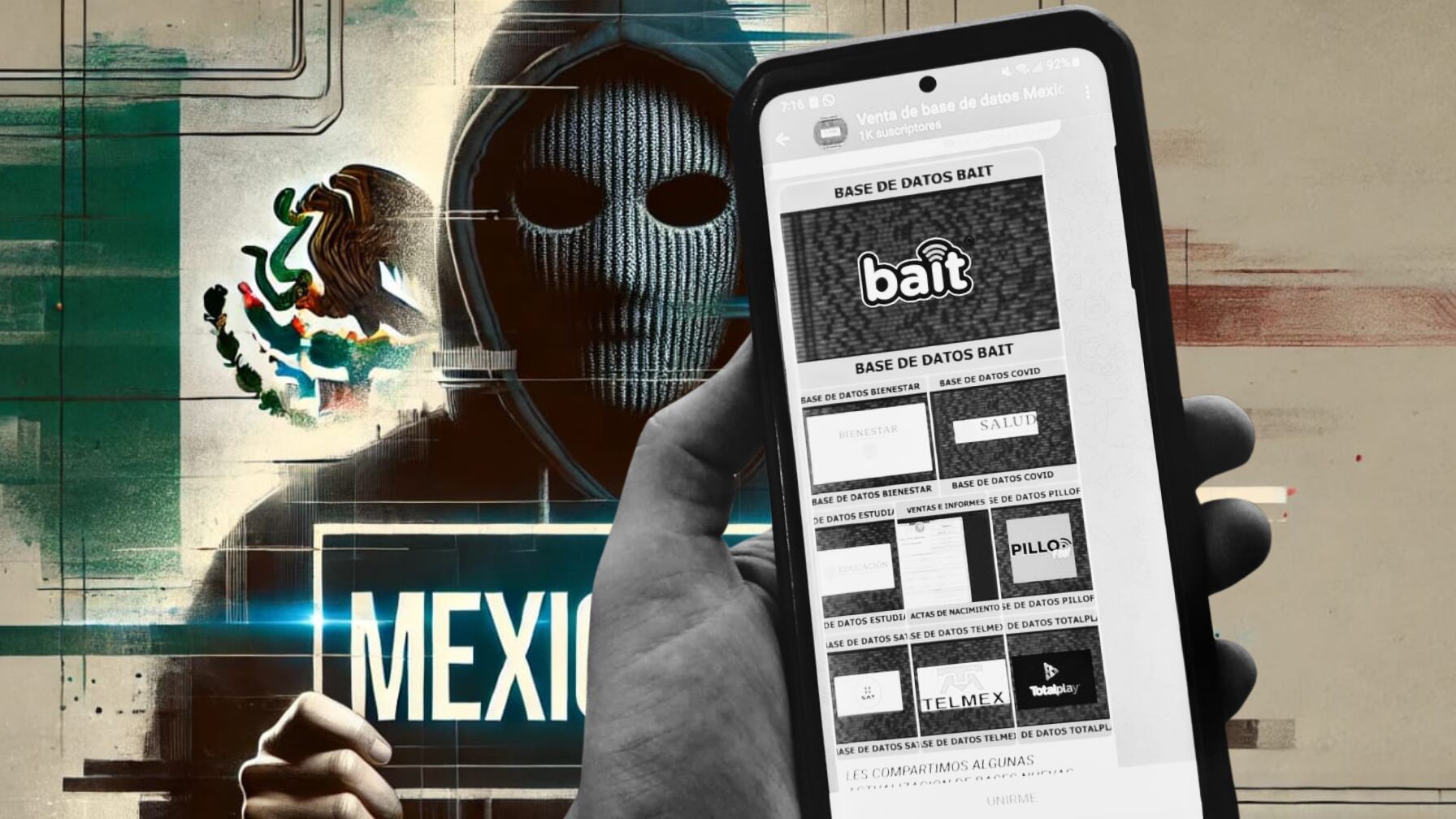 Reventa de datos filtrados del INE incluye información del SAT, Salud y Bienestar, exponiendo a mexicanos a posibles fraudes.