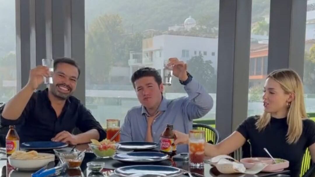 Jorge Álvarez Máynez, Samuel García y Mariana Rodríguez.