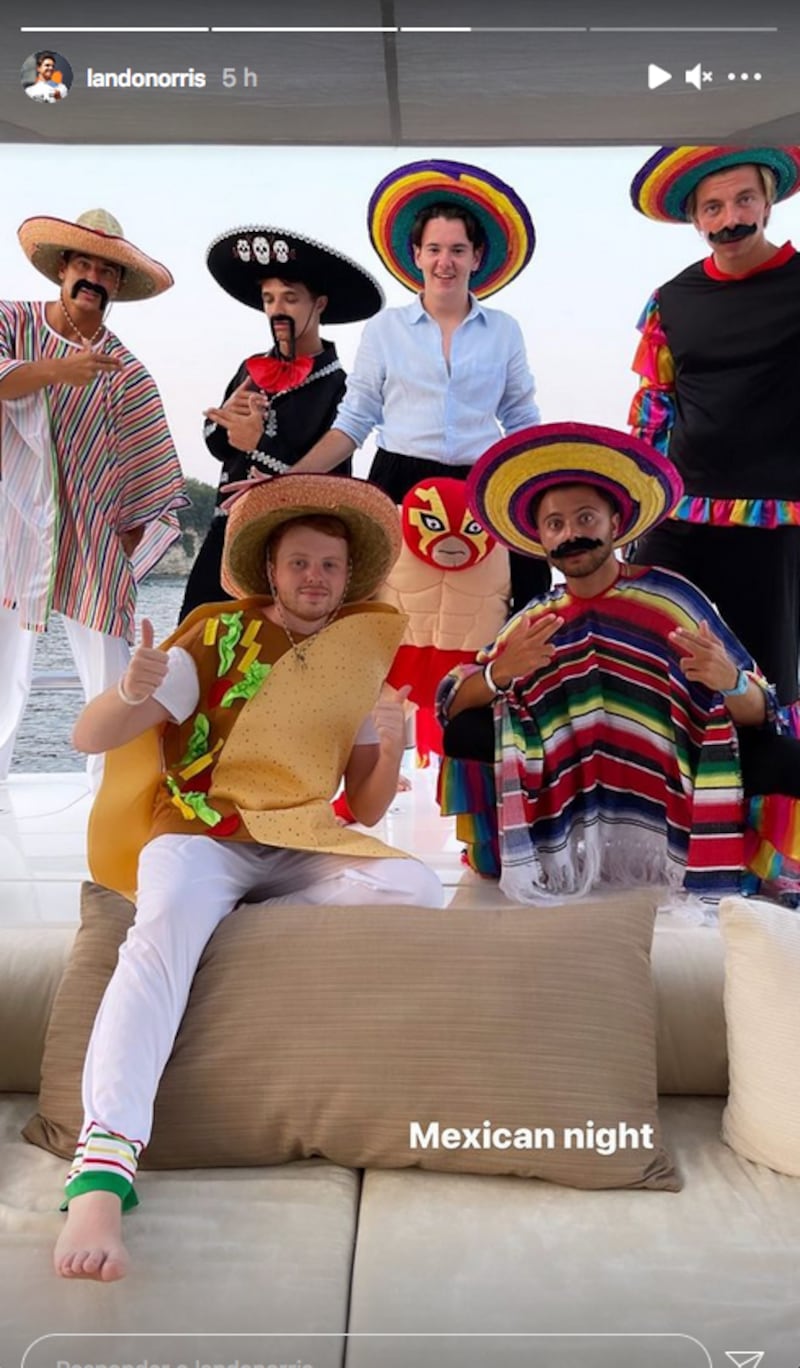 Lando Norris es criticado por realizar ‘fiesta mexicana’