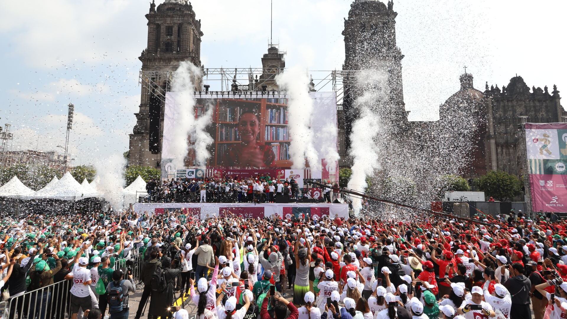La Ciudad de México logró el récord de la Clase masiva de box con más participantes, el 18 de junio de 2022.