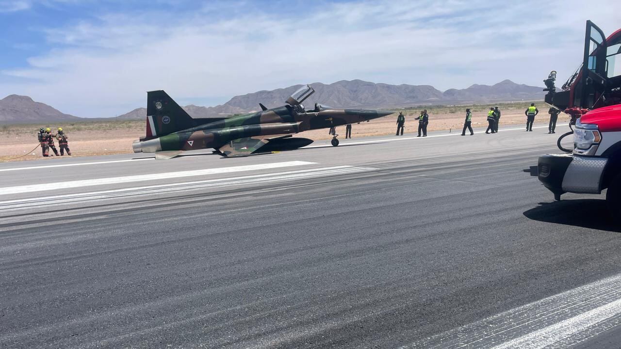 Avión de la Fuerza Aérea Mexicana se accidenta en aeropuerto de Chihuahua