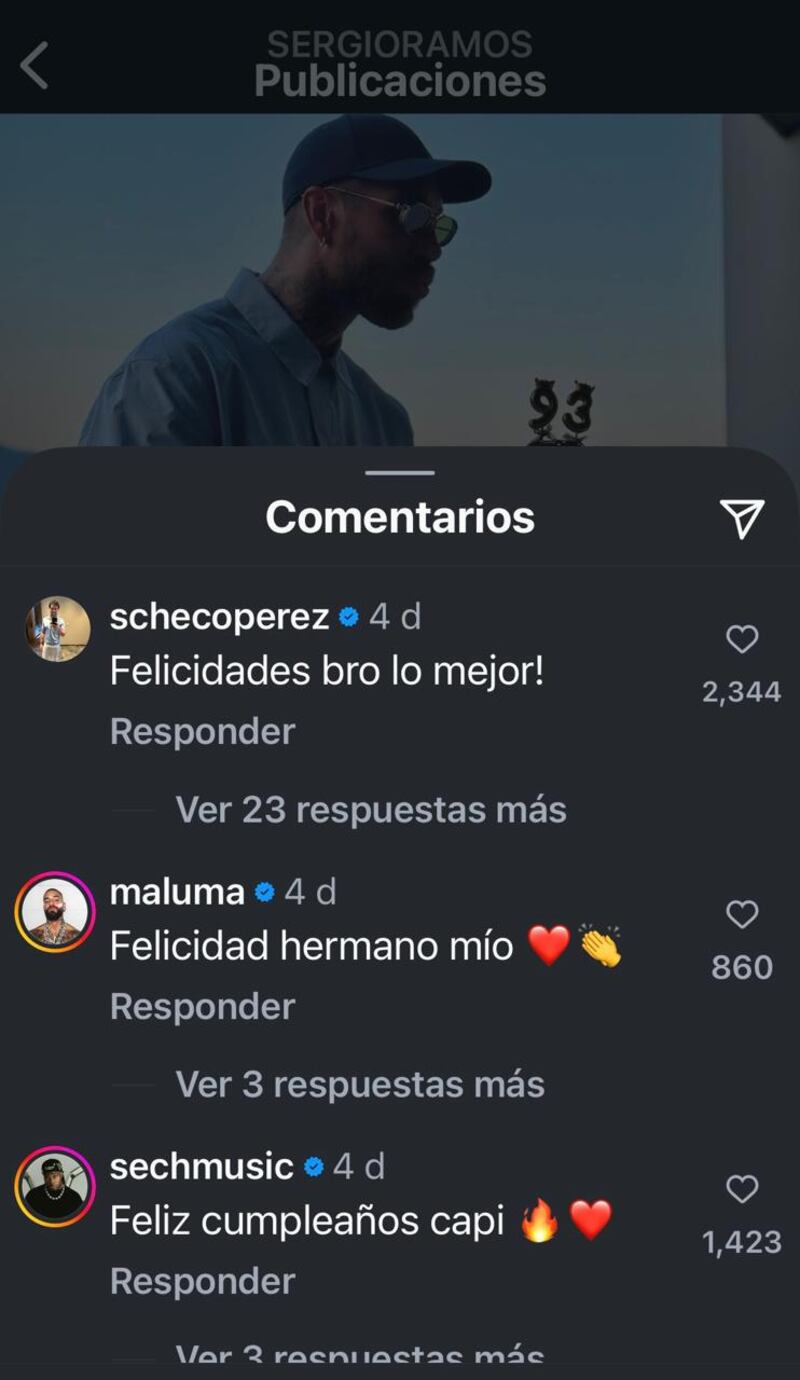 Sergio Pérez y Sergio Ramos