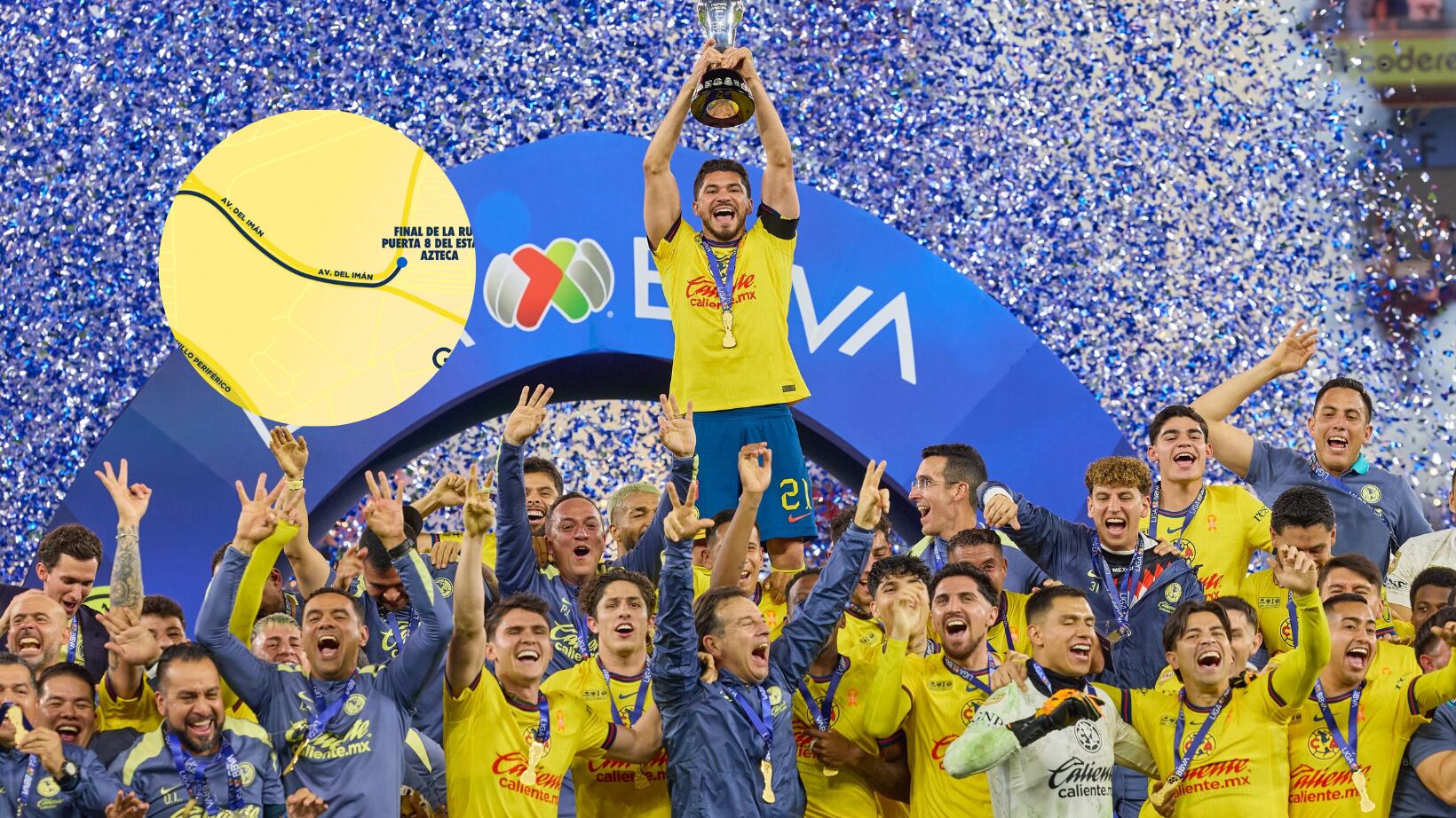 América festejará junto a su afición el tricampeonato.