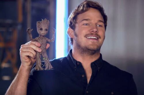 Chris Pratt revela la utilería de Guardianes de la Galaxia Vol.2