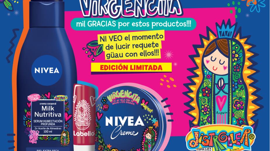 Nivea, Labello y Destroller, Nivea, Labello y Destroller edición especial, Nivea, Labello y Destroller dónde comprarlos, Nivea, Labello y Destroller colección, Nivea, Labello y Destroller cuánto cuestan, Nivea, Labello y Destroller virgencita please, virgencita please