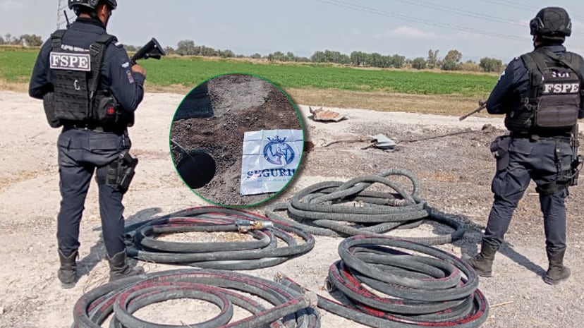 Un golpe más al huachicol, tráfico de combustible ilícito, uno de los mayores desafíos del país.