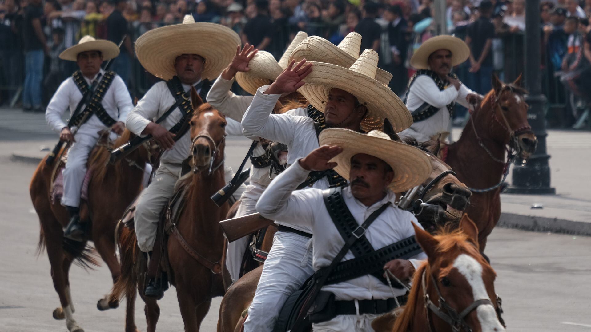 Desfile Histórico en Conmemoración del Aniversario de la Revolución Mexicana en 2019. Foto: Cuartoscuro