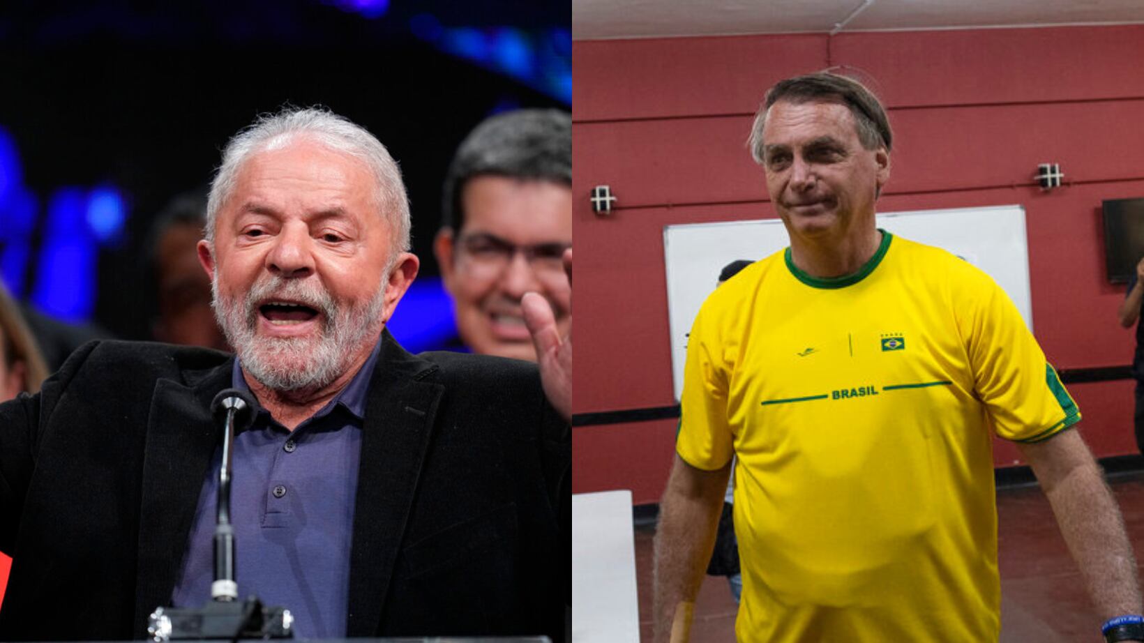Lula da Silva y Jair Bolsonaro.