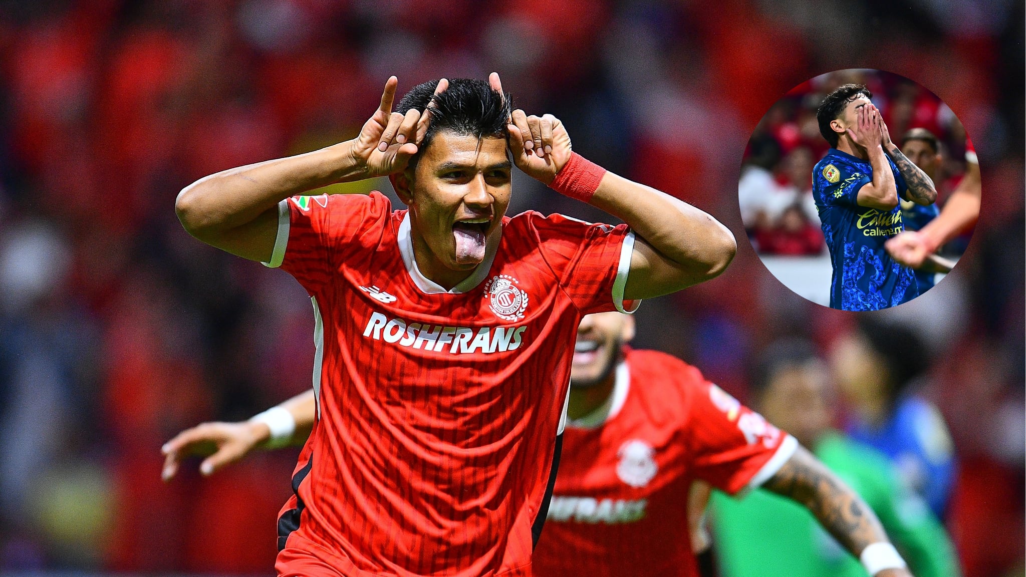 Toluca vence por goleada a las águilas